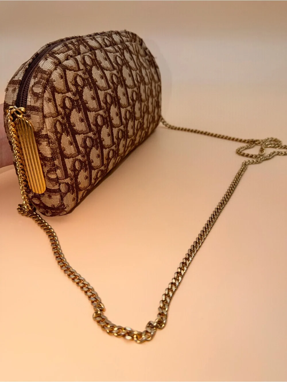 Authentic Vintage Christian Dior Trotter Tapestry Clutch / Crossbody